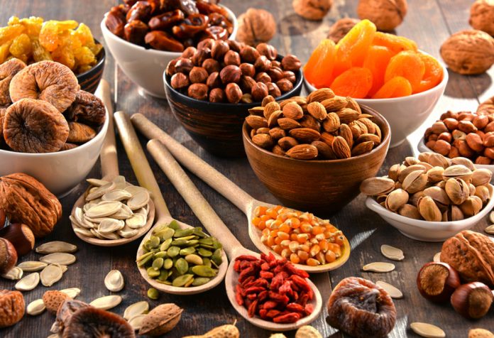 Hải sản sấy khô đóng khay